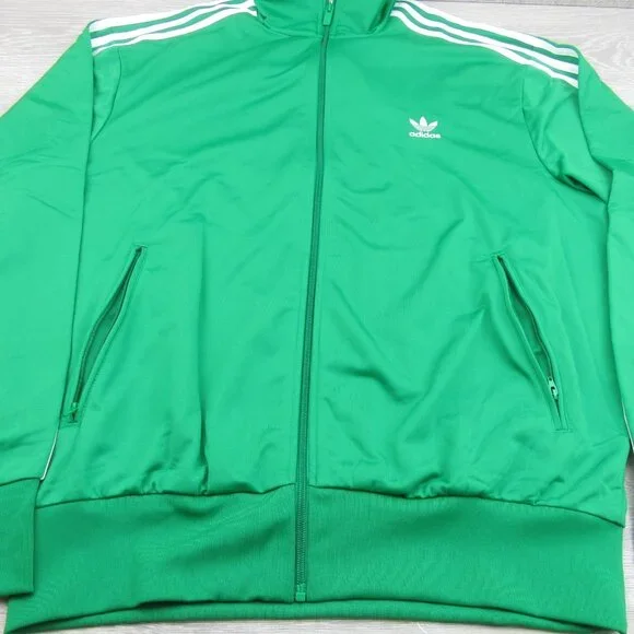 Adidas Originals Firebird Track Pants Jacket Jump Suit Men's Sz Medium Green NEW - Picture 5 of 16